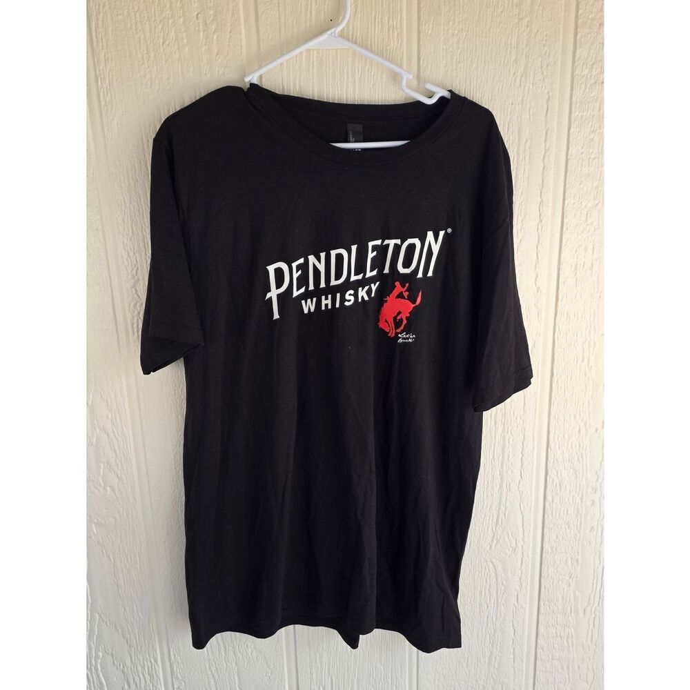 Pendleton Whisky Black Short Sleeve Graphic Tee, Size XL